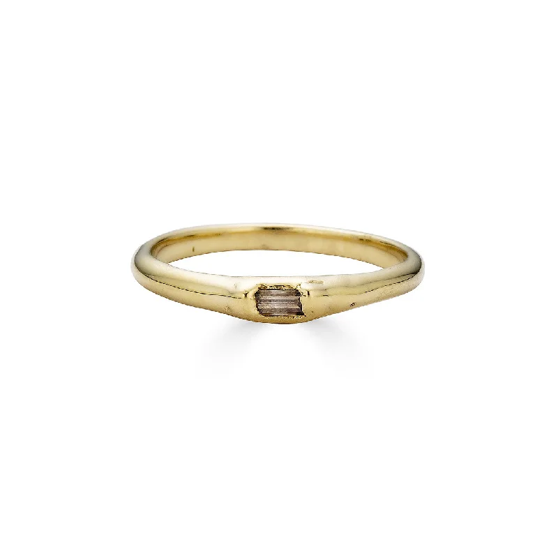 Diamond Baguette Ring, 14k