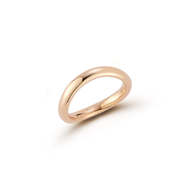 JULIAN 18K GOLD WAVE RING