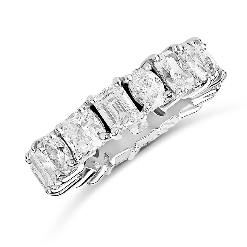 Multishape Lab Diamond Eternity Ring