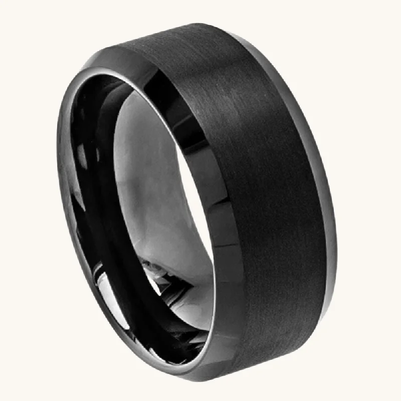 Seasonal Jewelry Clearance – Best Styles At The Lowest Prices Black Tungsten Band