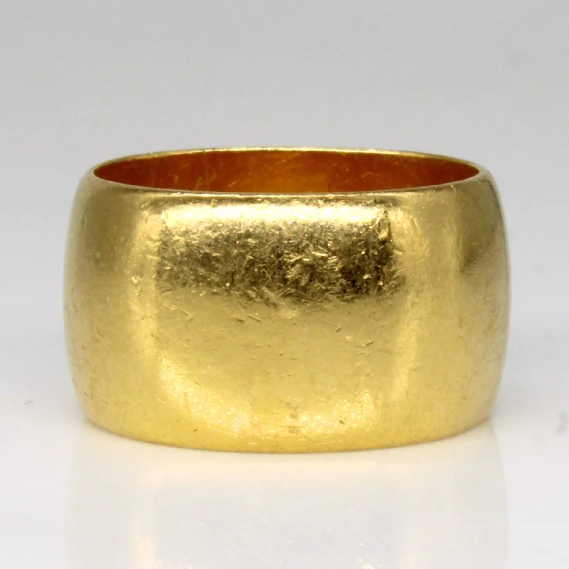 Fashion-Forward Jewelry At Exclusive Discounts 1965 Hallmarked 22k Yellow Gold Cigar Band | SZ 5.25 |