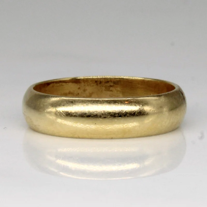 Shine Without Limits – Jewelry Sale Happening Now 1977 9k Yellow Gold Band | SZ 5.5 |