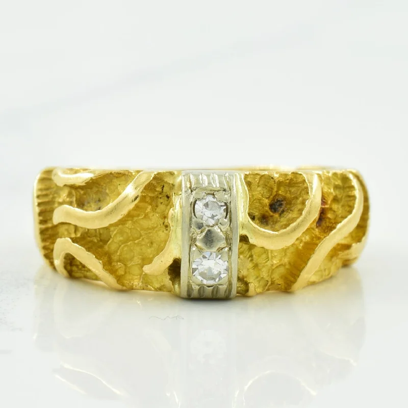 Trendy Minimalist Jewelry For Everyday Wear 'Birks' Diamond Ring | 0.06ctw | SZ 4 |