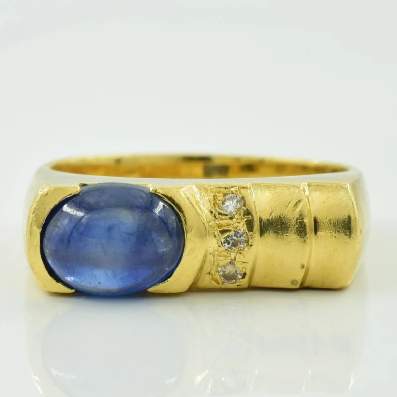 Bestselling Jewelry Now On Sale – Elevate Your Look Blue Sapphire & Diamond Ring | 1.80ct, 0.03ctw | SZ 7.5 |