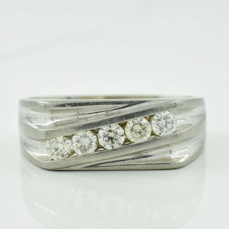 Seasonal Jewelry Sale – Upgrade Your Collection Channel Set Diamond Ring | 0.35ctw | SZ 9.25 |