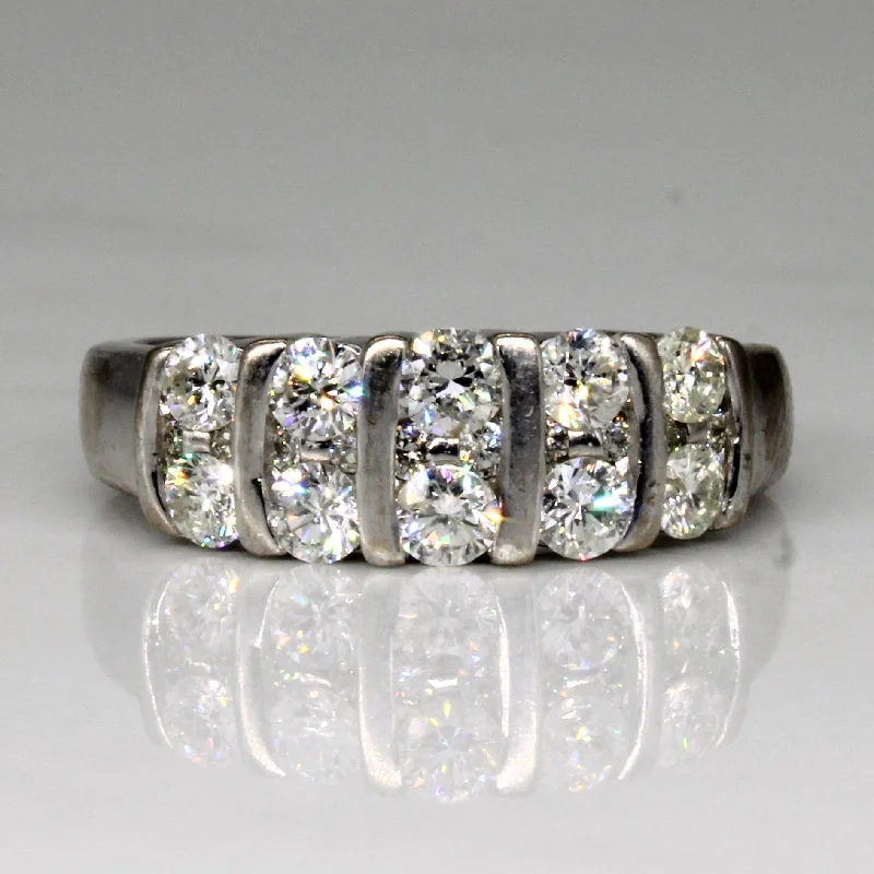 Exclusive Online Discounts On Stylish Jewelry Channel Set Diamond Ring | 1.20ctw | SZ 6.75 |