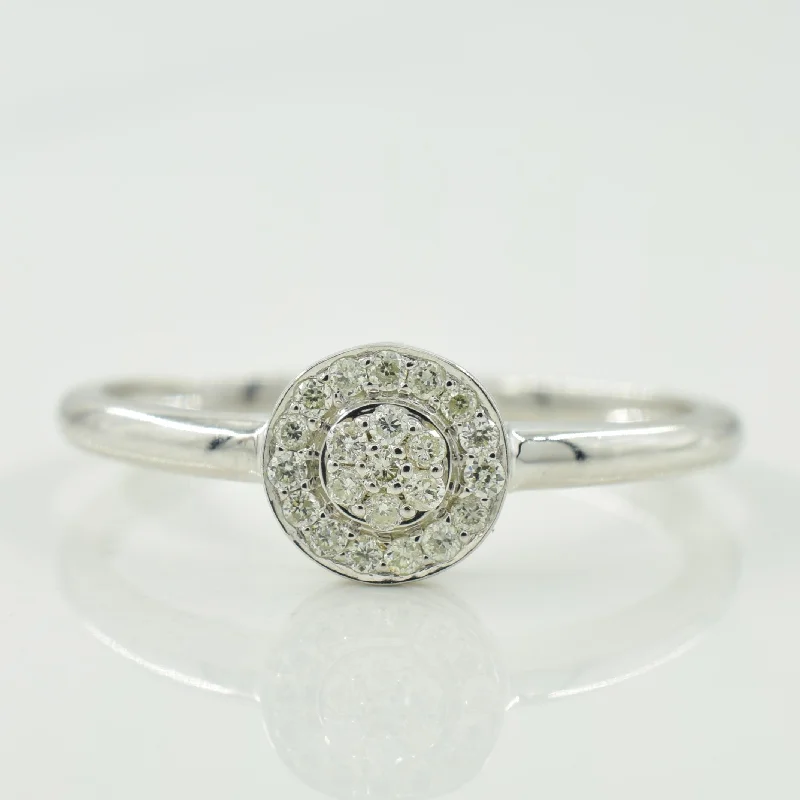 Elegant Necklaces And Bracelets At Limited-Time Offers Cluster Diamond Ring | 0.11ctw | SZ 6.5 |