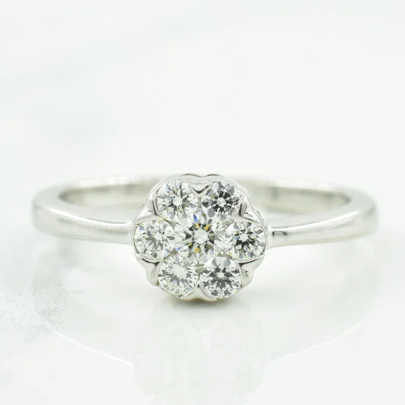 Must-Have Jewelry Pieces At Reduced Prices Cluster Diamond Ring | 0.25ctw | SZ 7 |