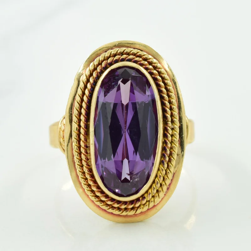 Unmissable Discounts On Timeless Jewelry Pieces Colour Change Synthetic Sapphire Cocktail Ring | 6.00ct | SZ 7 |