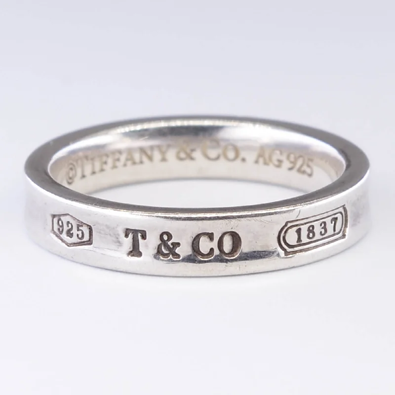 Grab Your Dream Jewelry At The Lowest Prices 'Tiffany & Co.' 1837 Collection Sterling Silver Ring | SZ 7.5