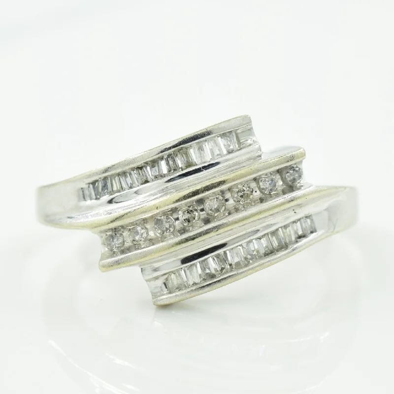 Stunning Jewelry Pieces At The Lowest Prices Ever Diamond Bypass Ring | 0.15ctw | SZ 7 |