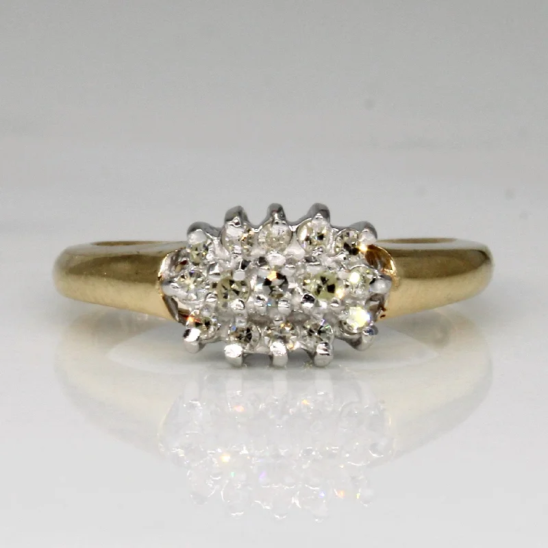 Sparkle More For Less – Jewelry Sale Happening Now Diamond Cluster Ring | 0.10ctw | SZ 5 |