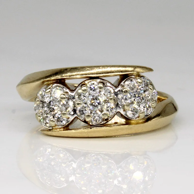 Don't Miss Out – Shop Elegant Jewelry For Less Diamond Cluster Ring | 0.50ctw | SZ 6.75 |