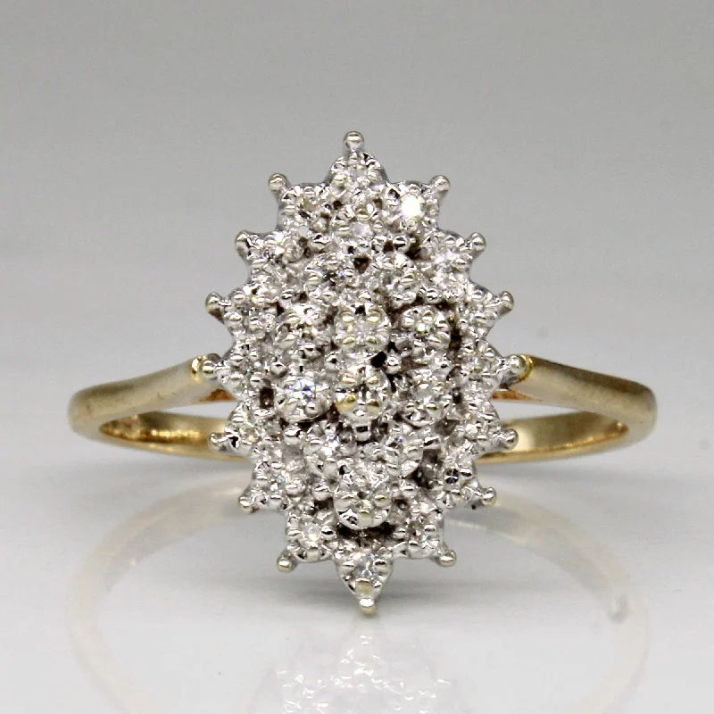 Trending Jewelry Now Available At Exclusive Prices Diamond Cluster Set Ring | 0.09ctw | SZ 9 |