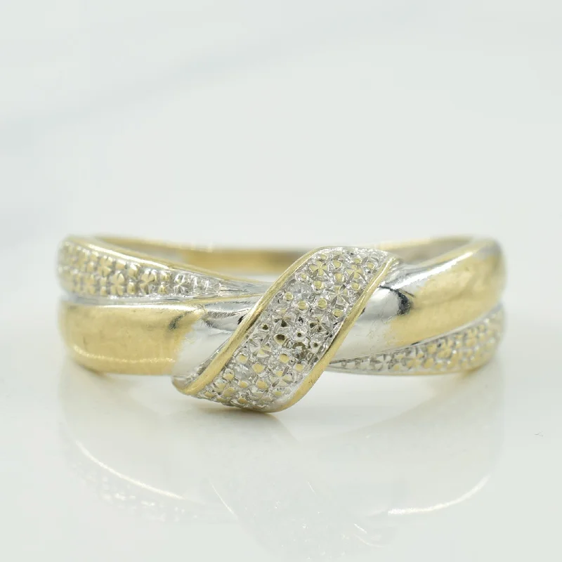 Bestselling Jewelry Now On Sale – Elevate Your Look Diamond Criss Cross Ring | 0.02ctw | SZ 5.5 |