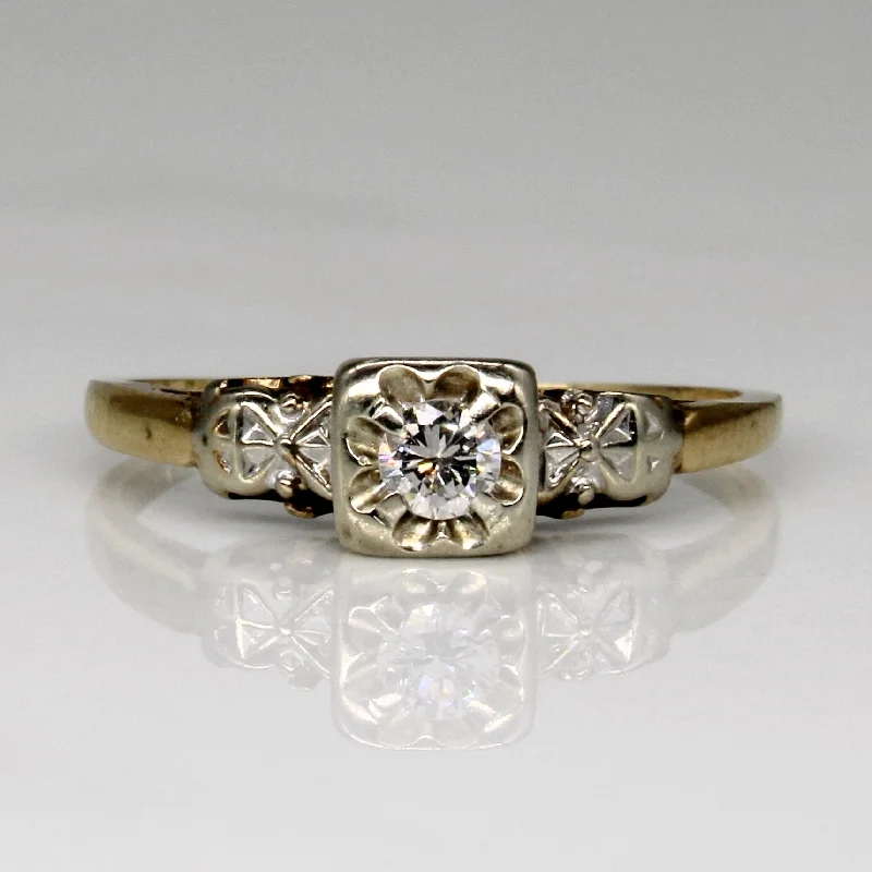 Chic And Stylish Jewelry At Discounted Prices Diamond Single Stone Ring | 0.10ct | SZ 6 |