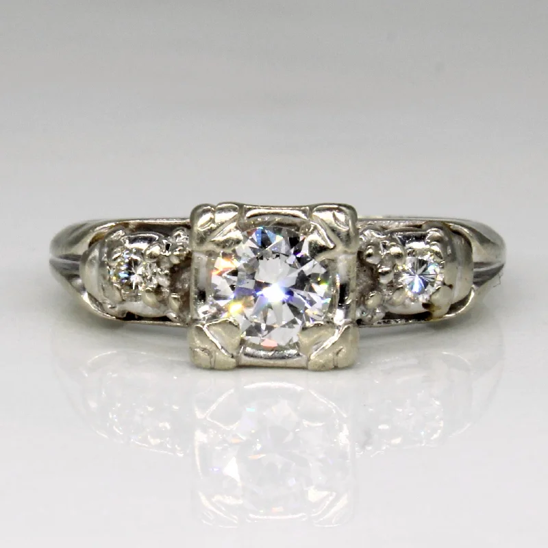 Elegant Jewelry Pieces At Unbelievable Prices Diamond Engagement Ring | 0.42ctw | SZ 4.25 |