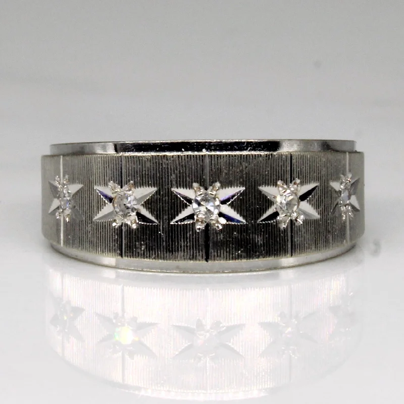 Bohemian-Inspired Jewelry For Free-Spirited Fashion Diamond Flush Set 14k Ring | 0.05ctw | SZ 4.25 |