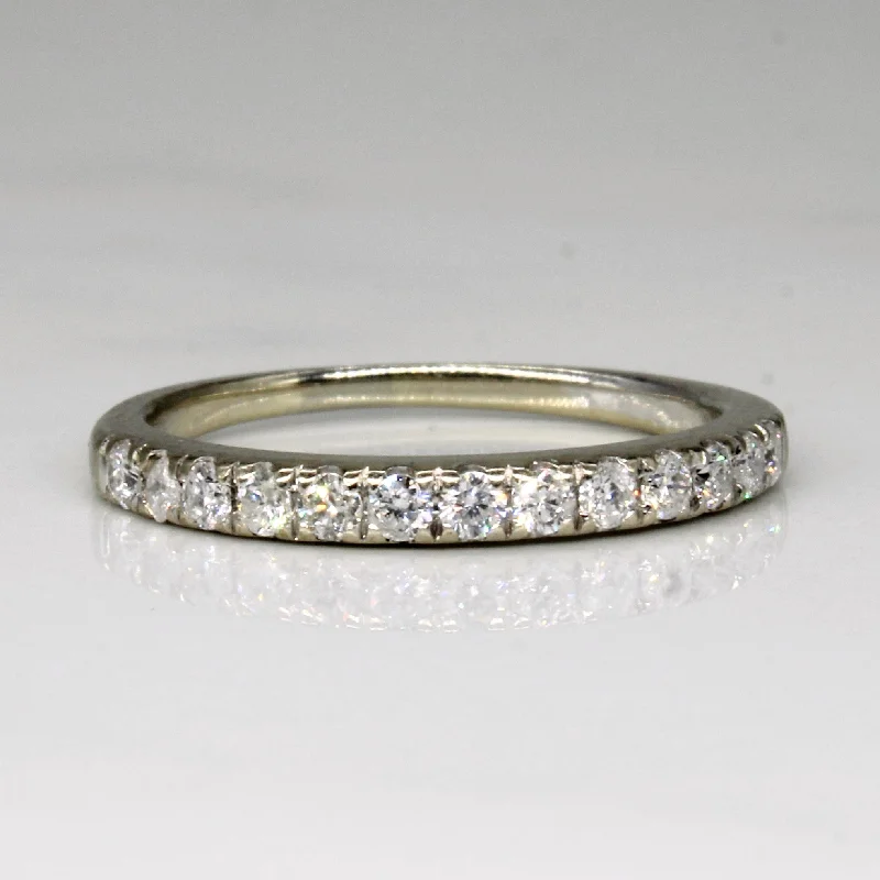 Luxury Meets Affordability – Jewelry Sale Live Now Diamond Half Eternity Ring | 0.18ctw | SZ 5.75 |