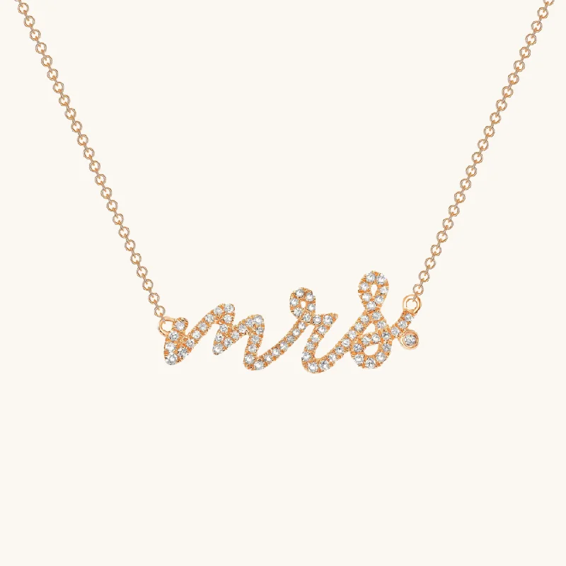 Limited-Time Jewelry Discounts – Shine Without The Splurge Diamond Mrs. Necklace