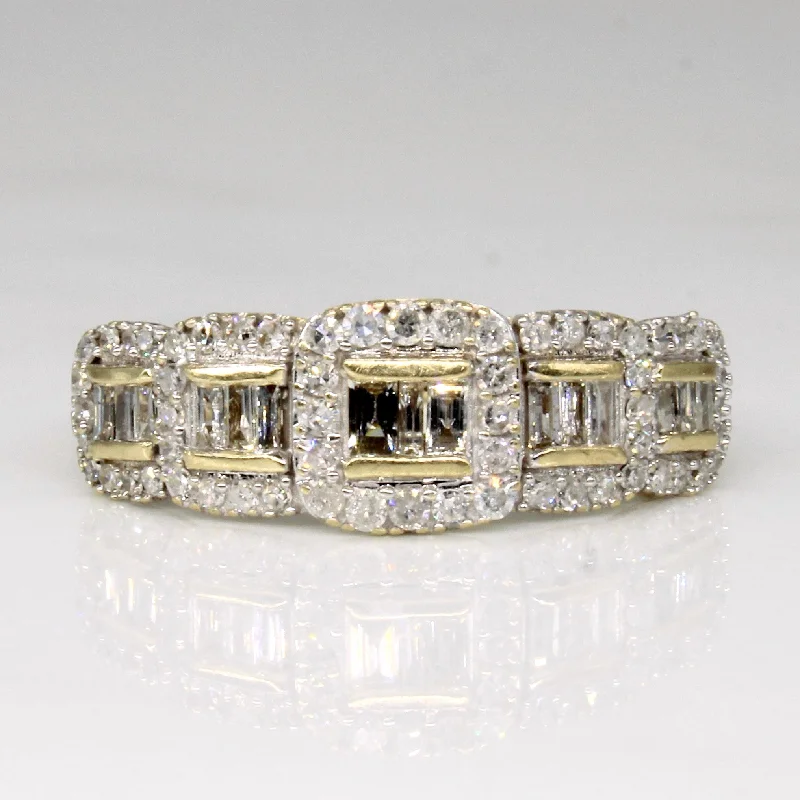 Final Call For Exquisite Jewelry At Reduced Rates Mixed Cut Diamond Ring | 0.48ctw | SZ 6.75 |