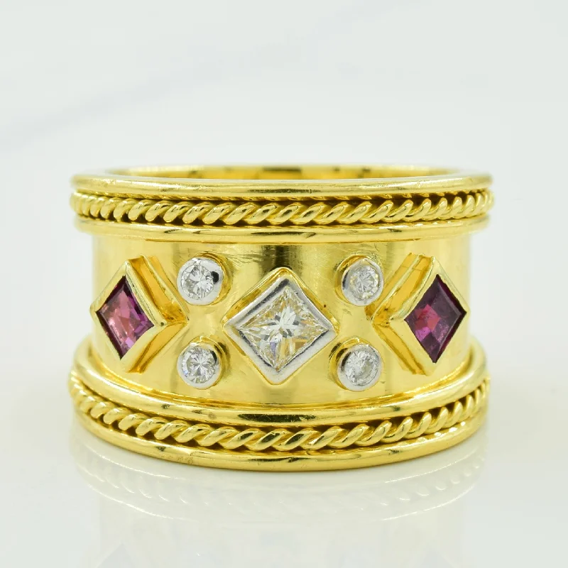 Limited-Stock Jewelry Clearance – Grab Your Favorites Now Diamond & Ruby Ring | 0.23ctw, 0.44ctw | SZ 6.5 |