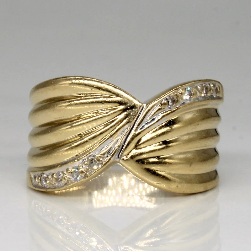 Unmissable Jewelry Sale – Shop Before It's Too Late Diamond Waterfall Ring | 0.04ctw | SZ 5.5 |