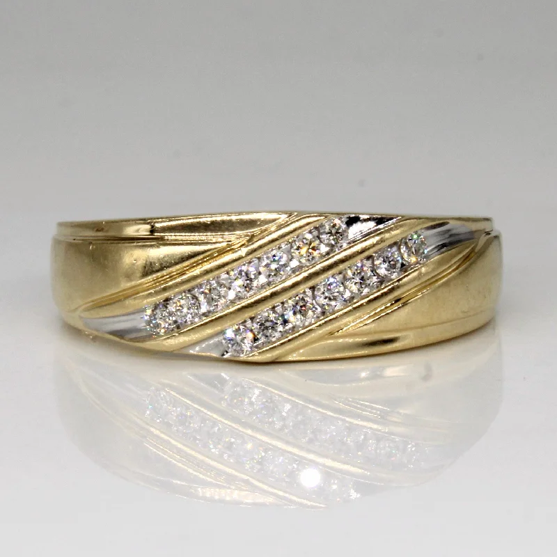 Luxury Jewelry Without The Luxury Price Tag Diamond Waterfall Ring | 0.20ctw | SZ 11.25 |