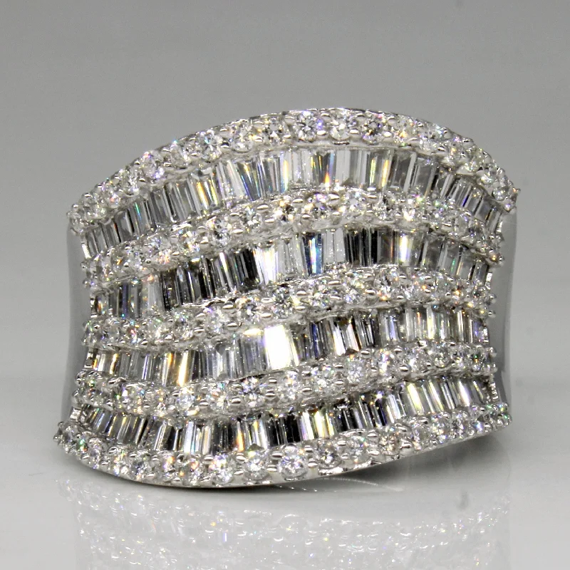 Shine Without Limits – Jewelry Sale Happening Now Diamond Waterfall Ring | 2.50ctw | SZ 7.25 |