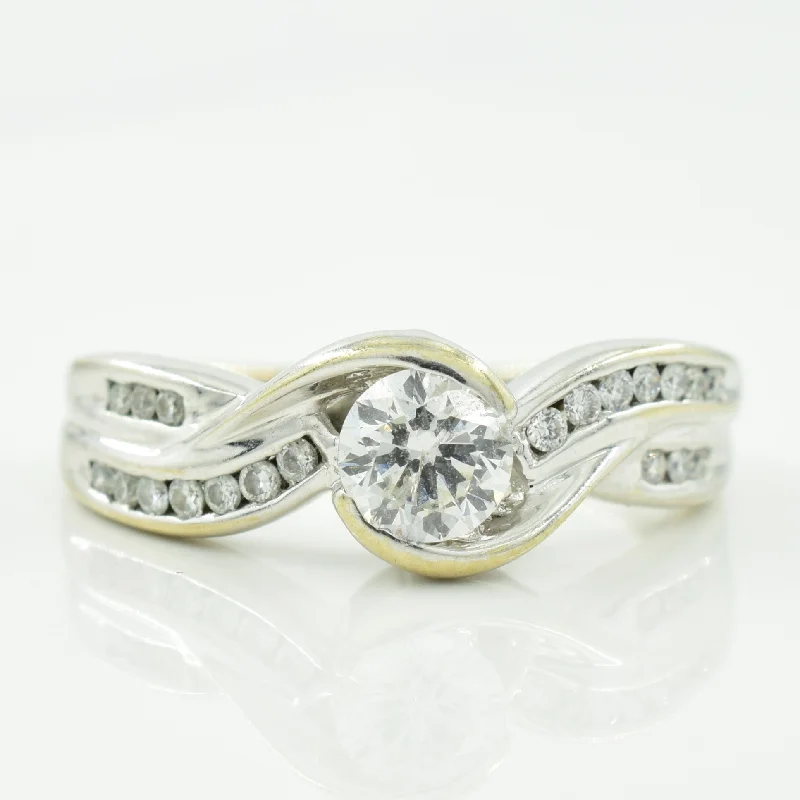 Elegant Necklaces And Bracelets At Limited-Time Offers Bypass Diamond Engagement Ring | 0.52ctw | SZ 6 |