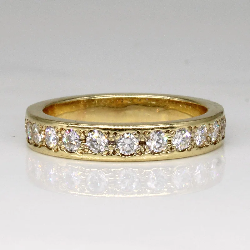 Chic And Stylish Jewelry At Discounted Prices Flush Set Diamond Ring | 0.65ctw | SZ 6.75 |