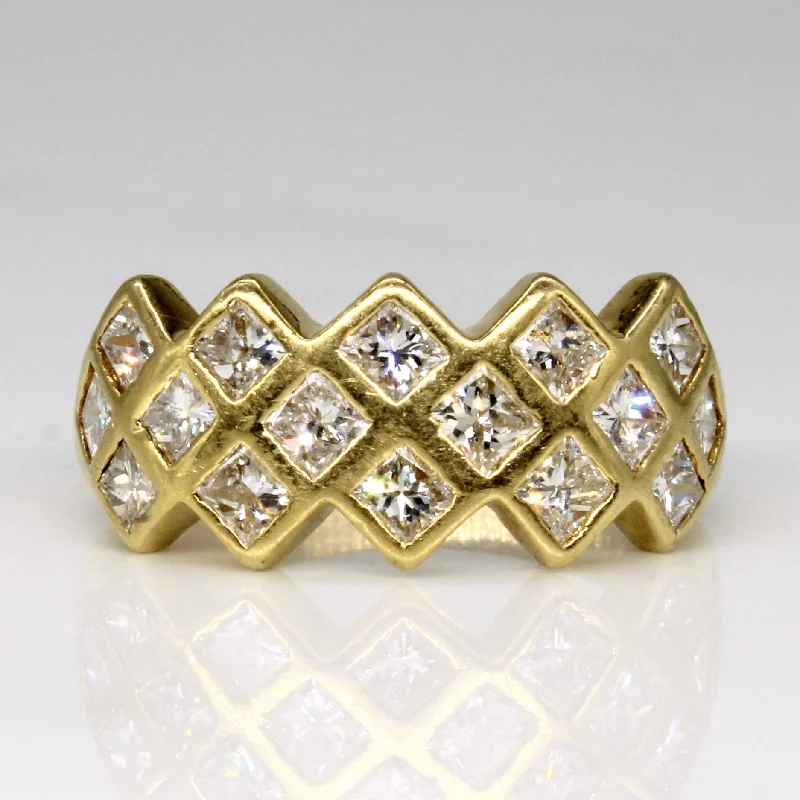 Affordable Glamour – Must-Have Jewelry At Special Rates Flush Set Diamond Ring | 1.50ctw | SZ 5.5 |