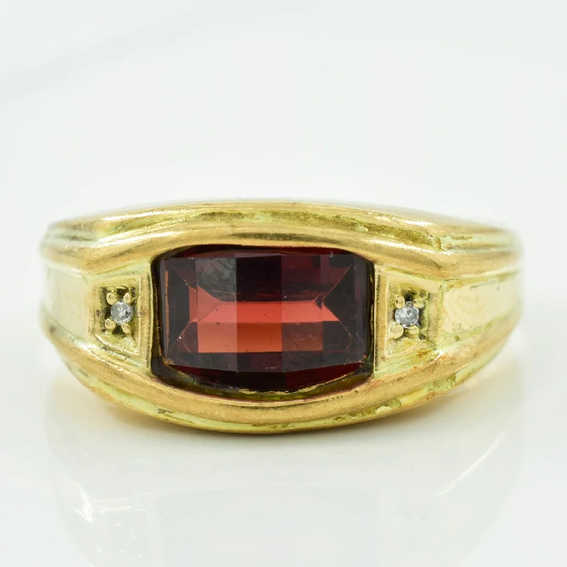 Holiday Jewelry Sale – Perfect Gifts At The Best Prices Garnet & Diamond Ring | 2.50ct, 0.01ctw | SZ 9.75 |