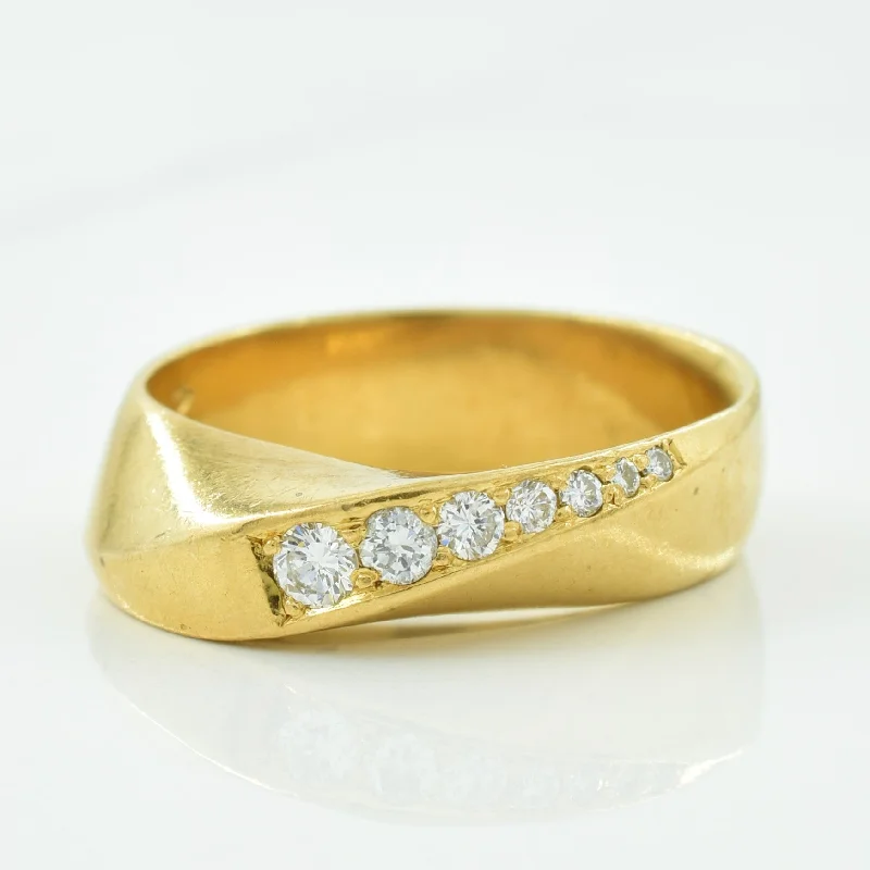 Affordable Luxury Jewelry For Every Occasion Pave Set Diamond Ring | 0.15ctw | SZ 7.25 |