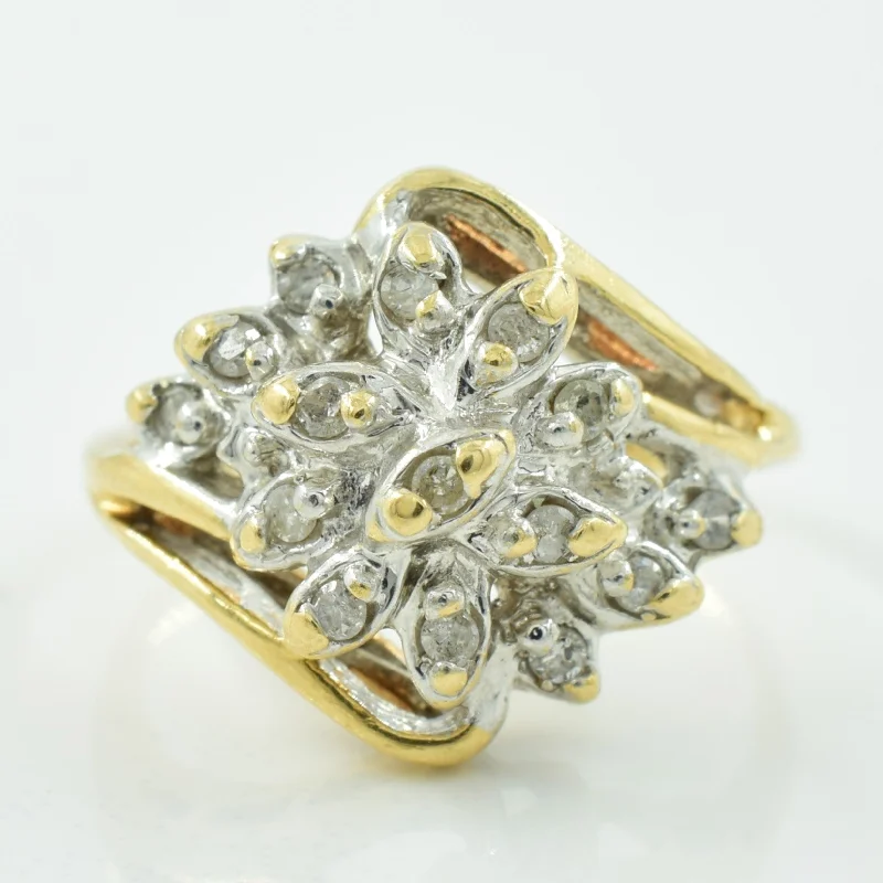 Bestselling Jewelry At Special Promotional Rates Petite Diamond Bypass Ring | 0.15ctw | SZ 2.25 |