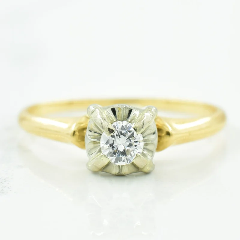 Luxury Jewelry Clearance – Shop Premium Styles Now Solitaire Diamond Ring | 0.13ct | SZ 6.25 |