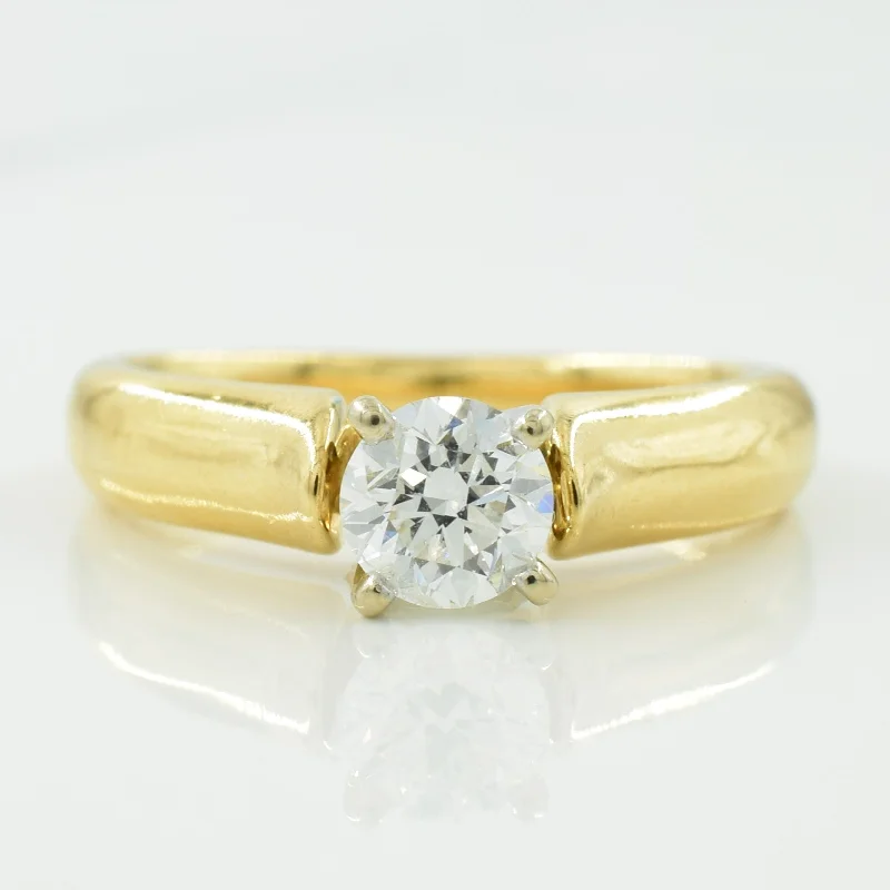 Luxury Meets Affordability – Jewelry Sale Live Now Solitaire Diamond Ring | 0.48ct | SZ 5 |