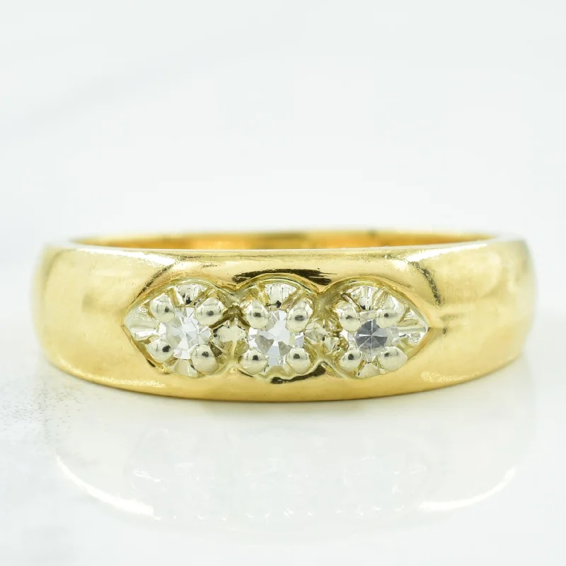 Don't Miss Out – Shop Elegant Jewelry For Less Three Stone Diamond Ring | 0.09ctw | SZ 7 |