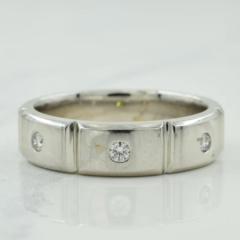 Chic And Stylish Jewelry At Exclusive Prices Three Stone Diamond Ring | 0.15ctw | SZ 10 |