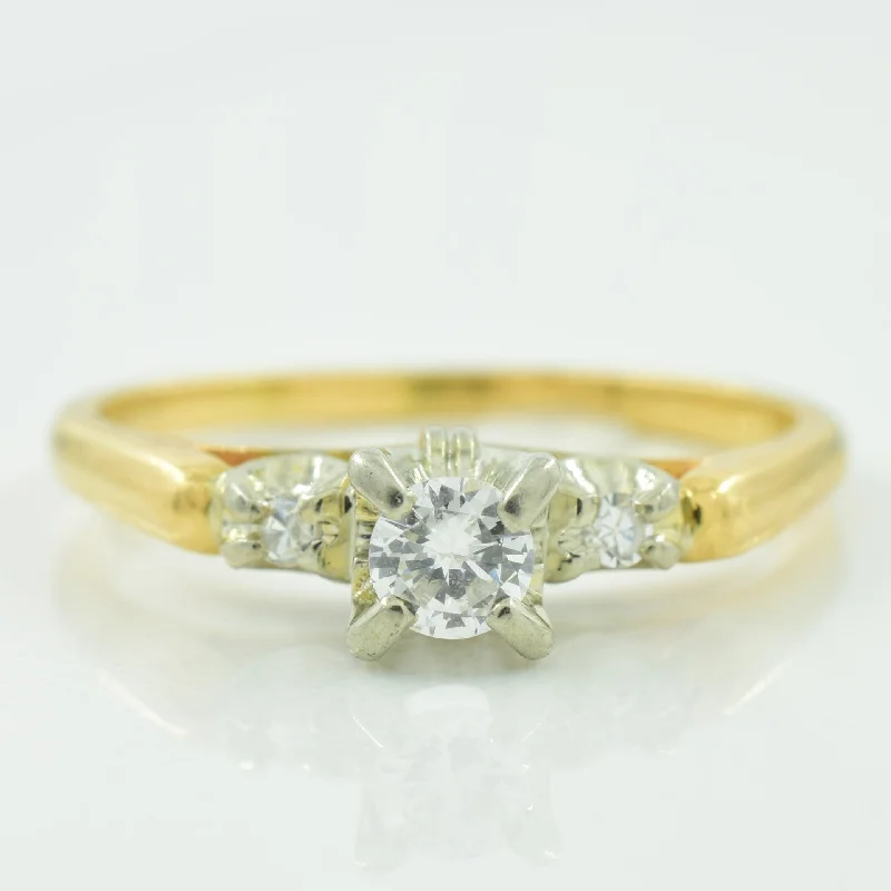 Shop Trending Jewelry With Exclusive Savings Three Stone Diamond Ring | 0.19ctw | SZ 7 |