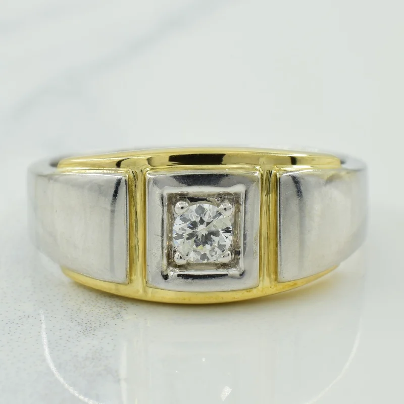 Shop Fine Jewelry With Exclusive Savings Two Tone Diamond Gold Ring | 0.18ct | SZ 10.75 |