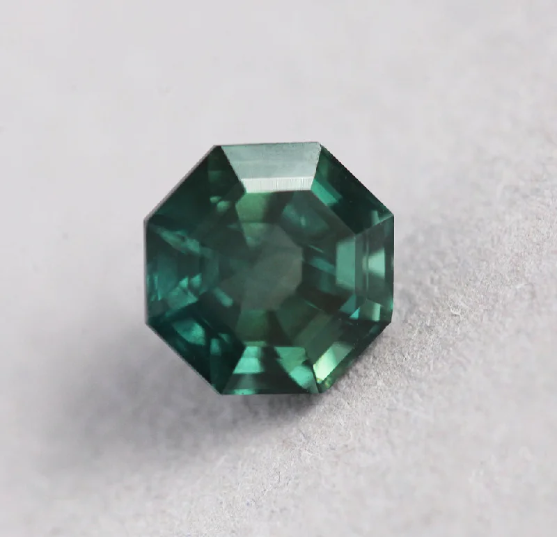 Shop Fine Jewelry With Exclusive Savings Loose 2.20 Ct Octagon Teal Sapphire