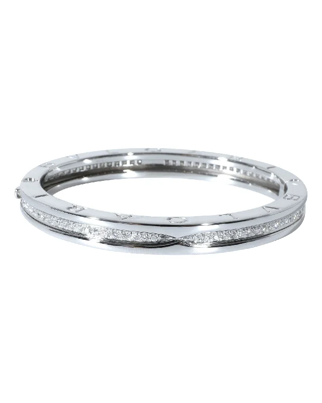 Trending Jewelry Now Available At Exclusive Prices BVLGARI B.zero 1 Bracelet in 18K White Gold 1.23 CTW