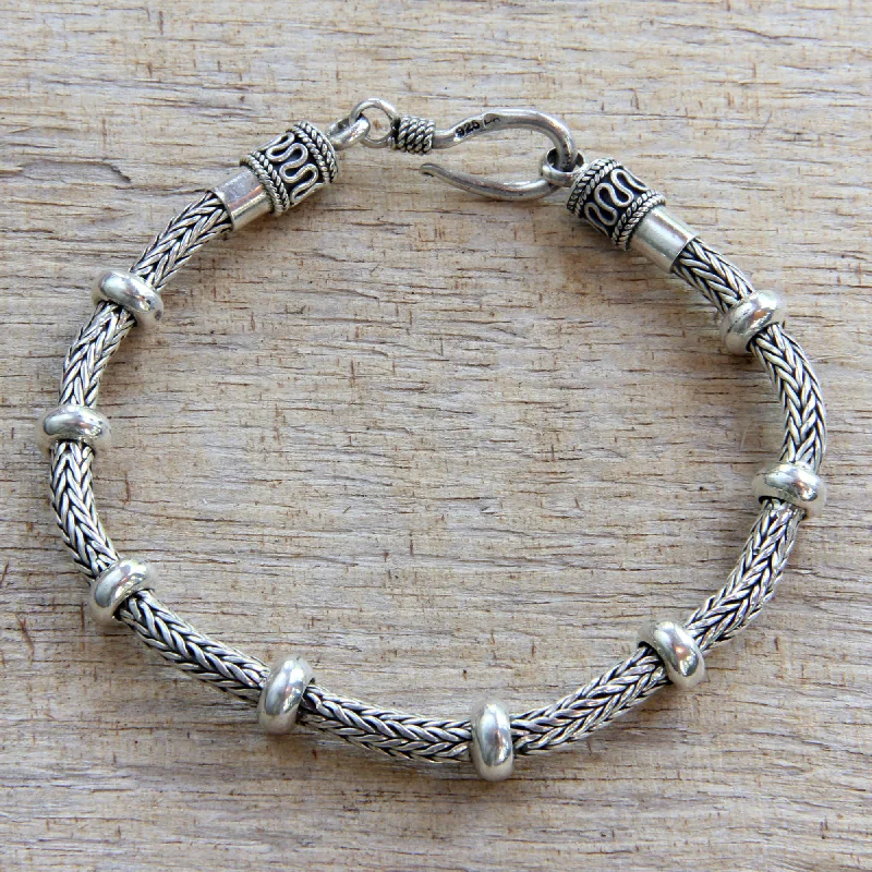 Dragon Valor Sterling Silver Bracelet