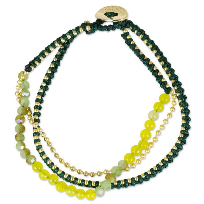 Fashion-Forward Jewelry At Incredible Prices Happy Chic In Yellow & Green Beaded Bracelet