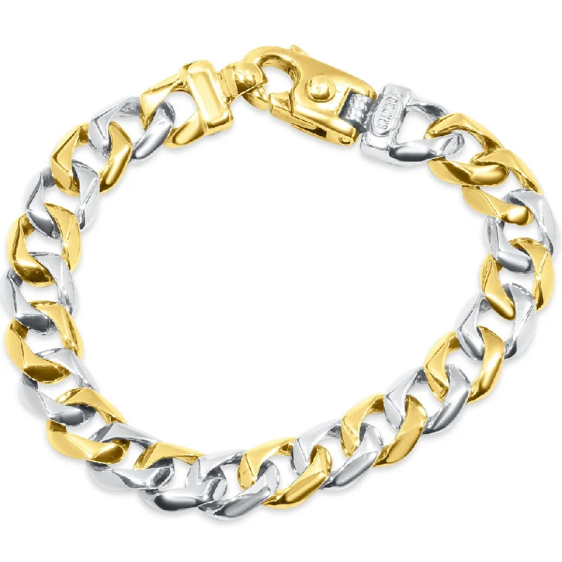 Luxury Jewelry At Unbeatable Discounts Men's Curb Link 14k Gold (37gram) or Platinum (60gram) 10mm Bracelet 8.25"