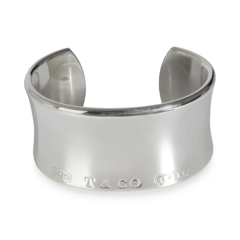 Tiffany & Co. 1837 Wide Cuff Bracelet in  Sterling Silver