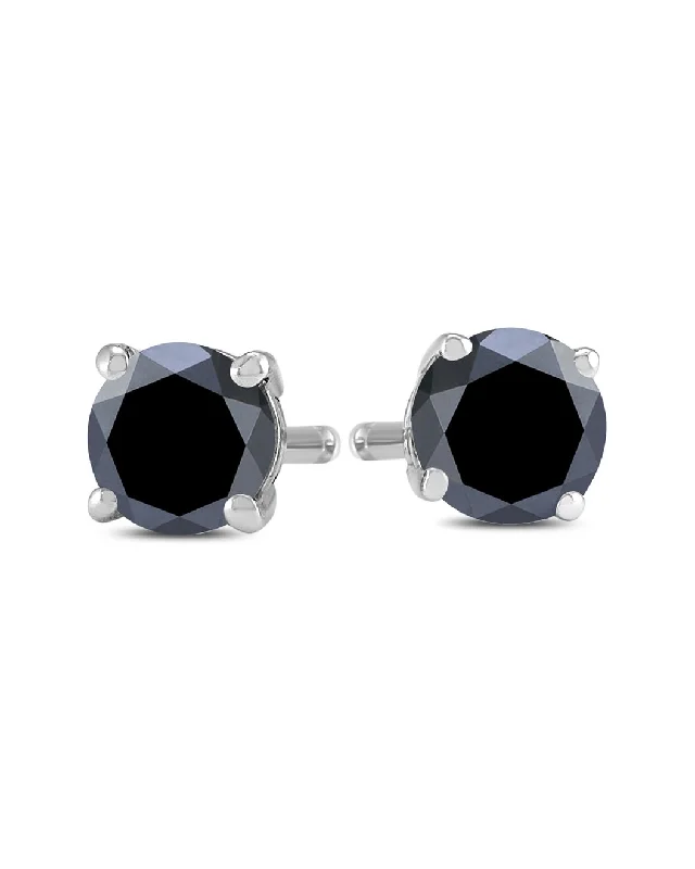 1/2Ct Tw Black Dia Rd Studs