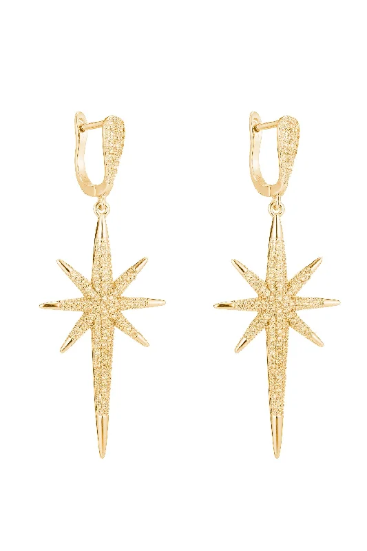 North Star Drop Earrings