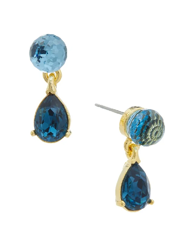 Oscar de la Renta 14K Mini Globe Earrings